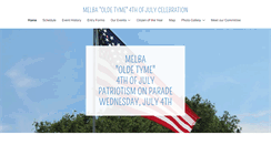 Desktop Screenshot of melba4thofjuly.com
